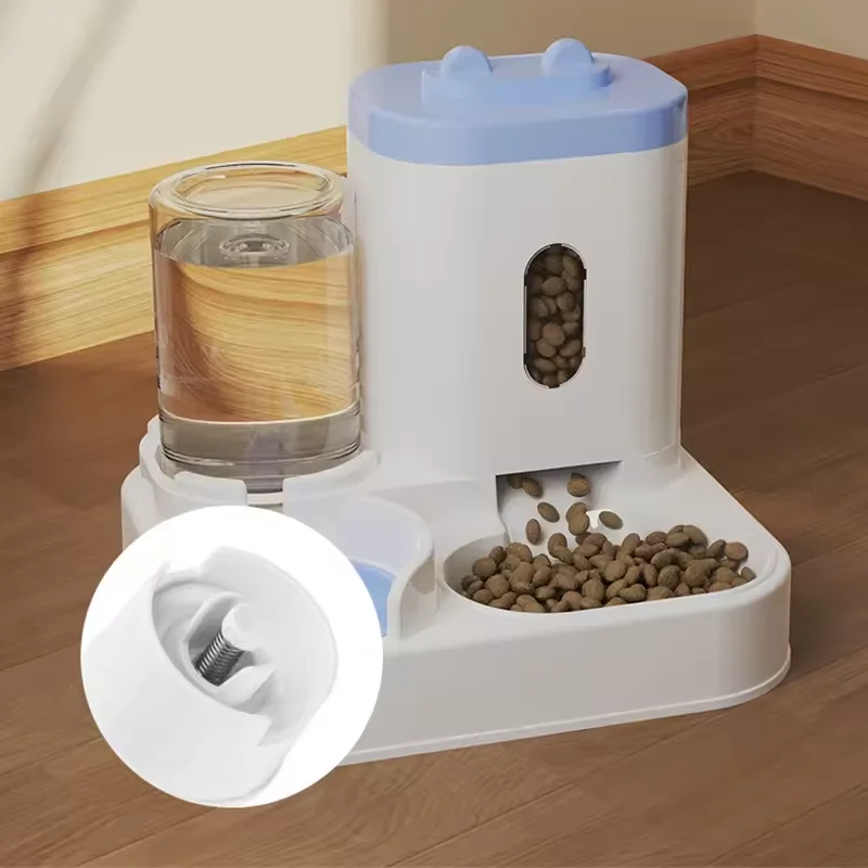 Comedouro e Bebedouro para Cães e Gatos 2 em 1 com Dispensador Automático - Imagem 3