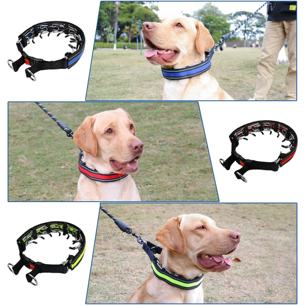 Coleira de Pinos para Cães com Fivela de Liberação Rápida - Imagem 5