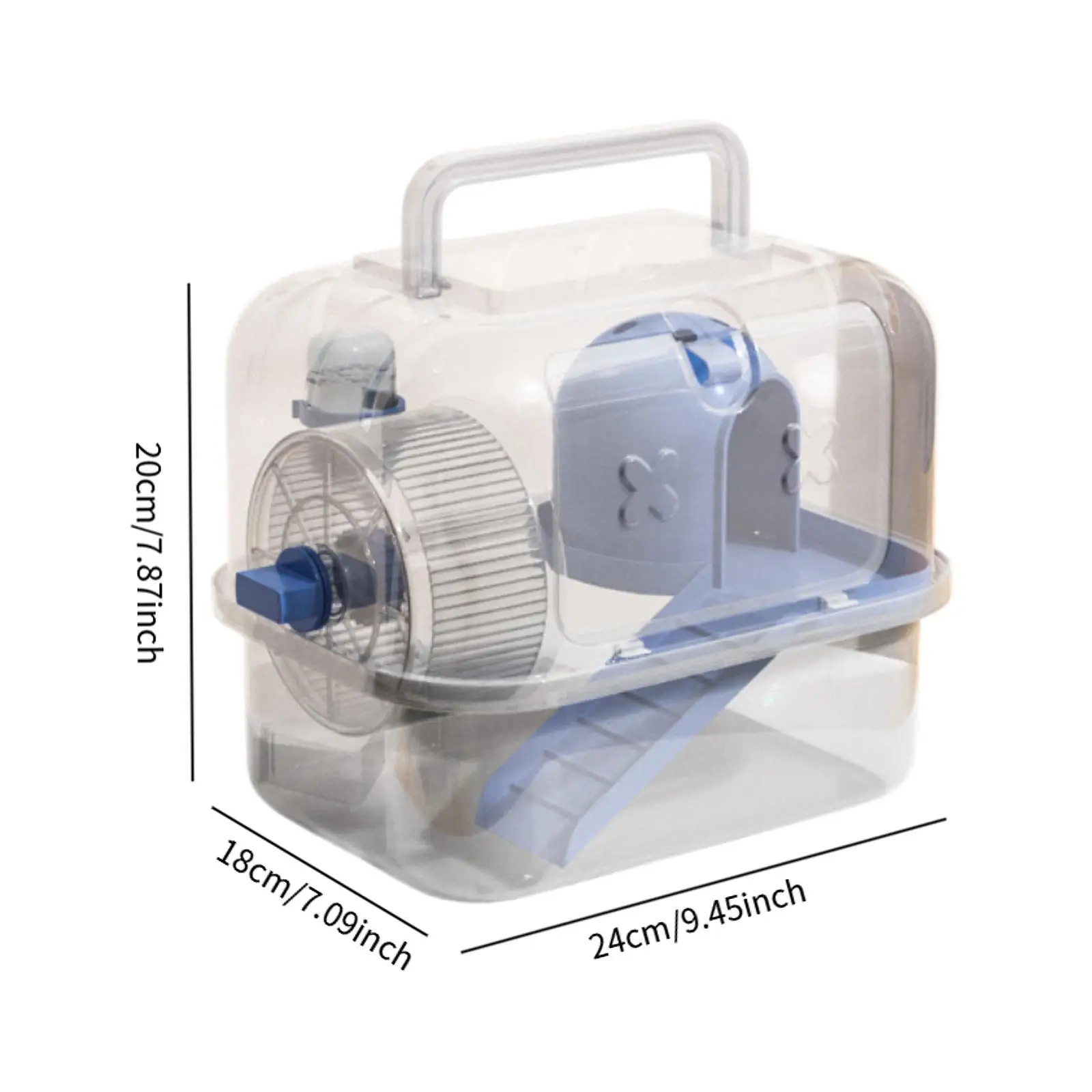 Gaiola Transportadora para Hamster e Gerbil Transparente - Imagem 5