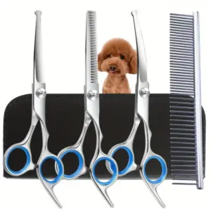 tesoura de tosa para cães com ponta redonda