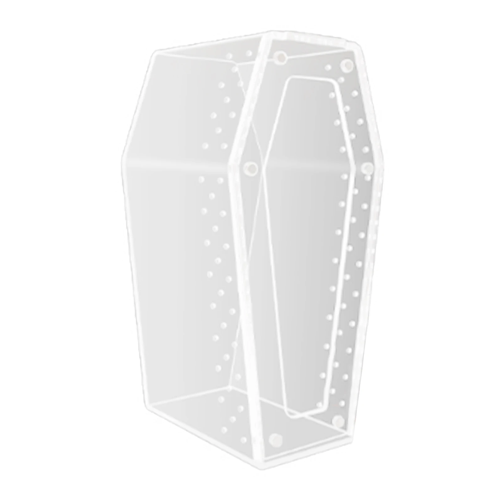 Gaiola de Aranha Acrílica Transparente com Ventilação 20x10x10 cm - Imagem 5
