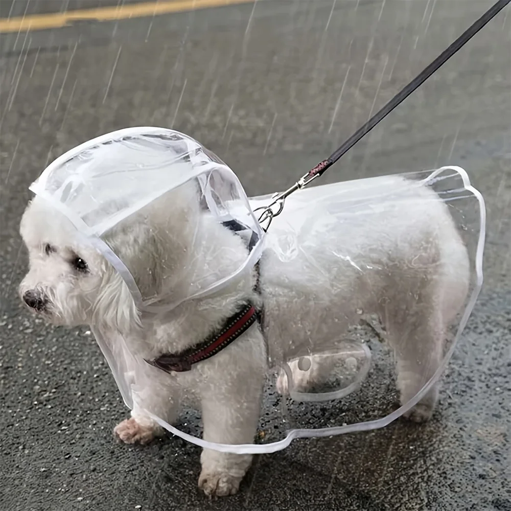 capa de chuva impermeável para cães