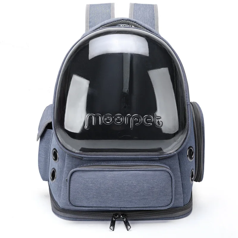 Mochila para Gatos e Cães Pequenos de Tecido Oxford com Alça Ajustável - Imagem 5