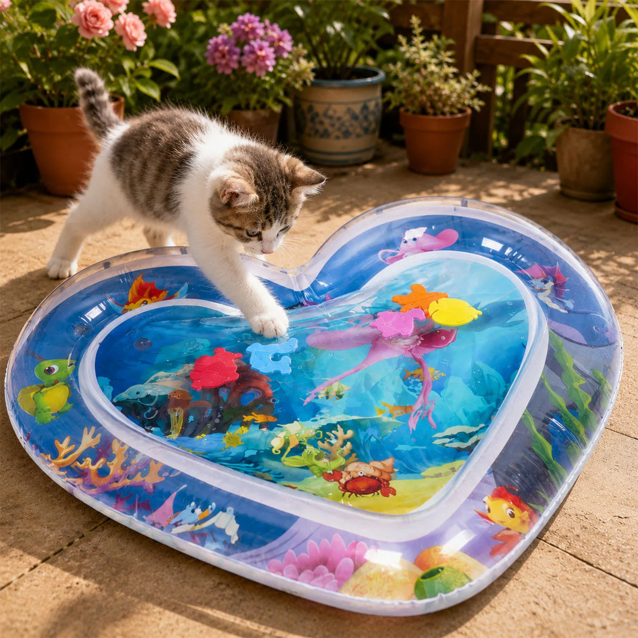 Tapete Sensorial para Gatos Quadrado Espesso - Imagem 3