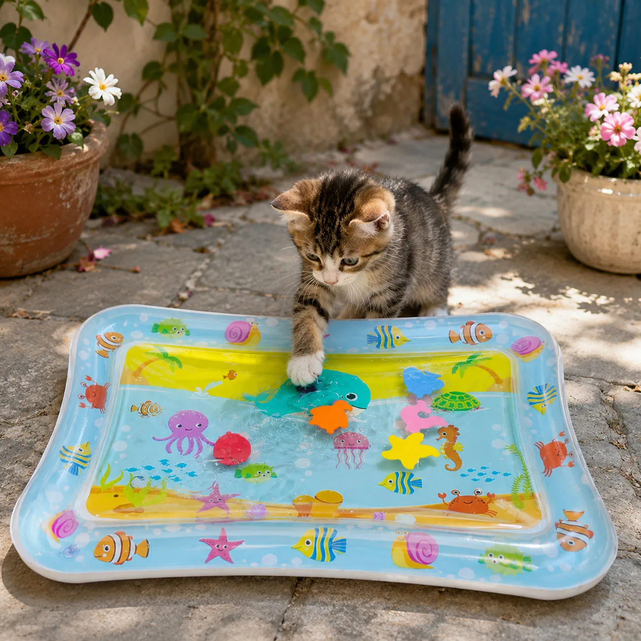 Tapete Sensorial para Gatos Quadrado Espesso - Imagem 4