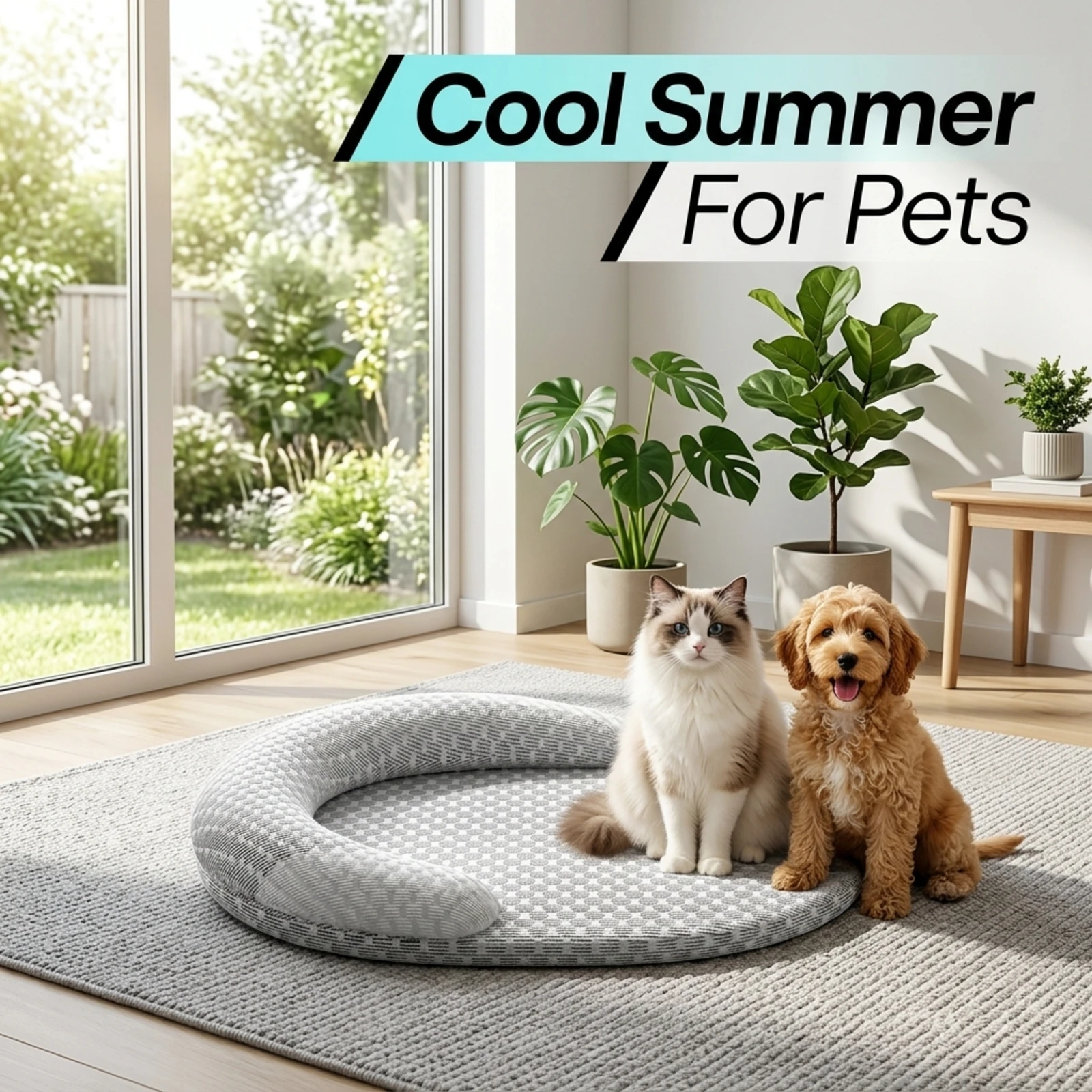 Cama Refrescante para Cães e Gatos com Base Antiderrapante - Image 2