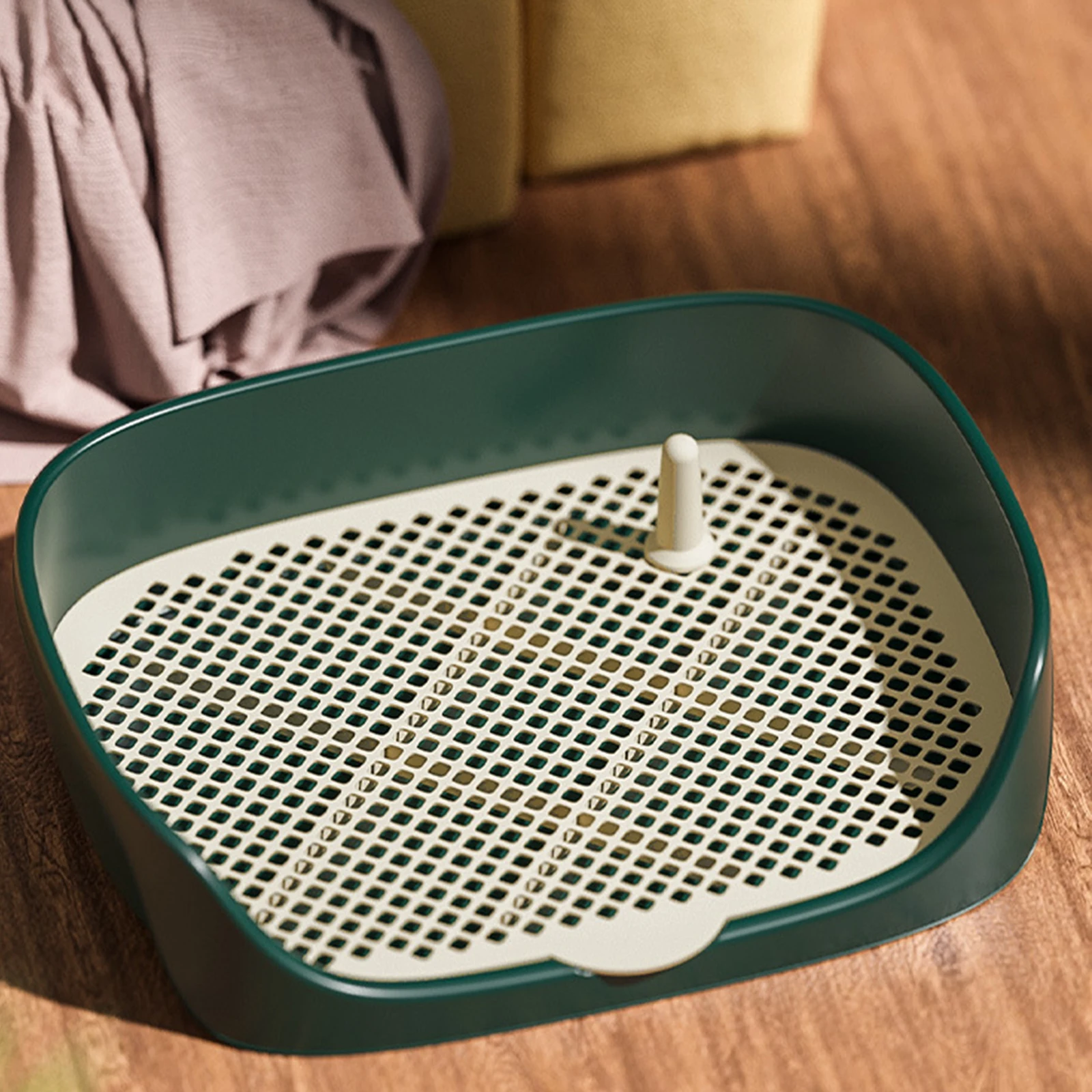 Banheiro Sanitário para Cães com Coluna e Grade Removível - Imagem 3