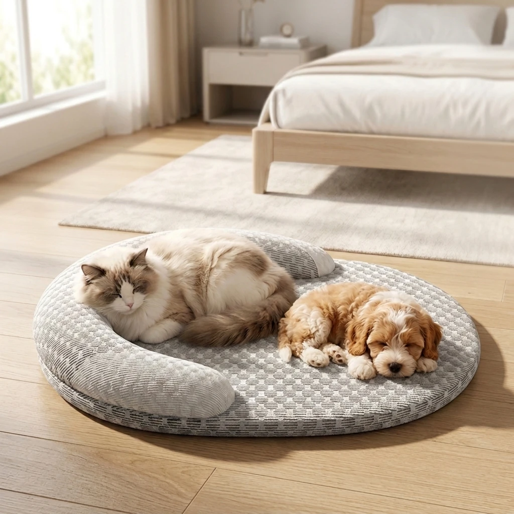 Cama Refrescante para Cães e Gatos com Base Antiderrapante - Image 6