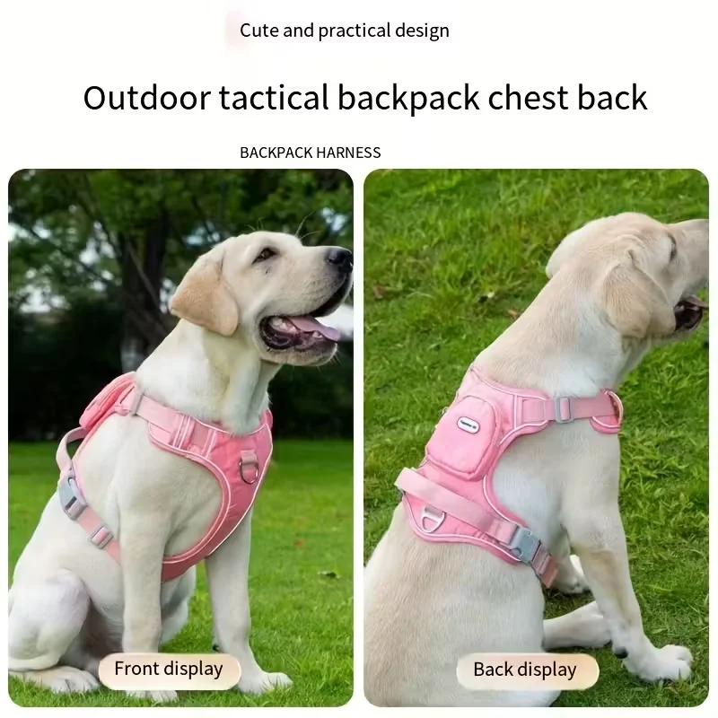 Arnês para Cães com Anel D Reforçado e Segurança Refletiva - Imagem 4