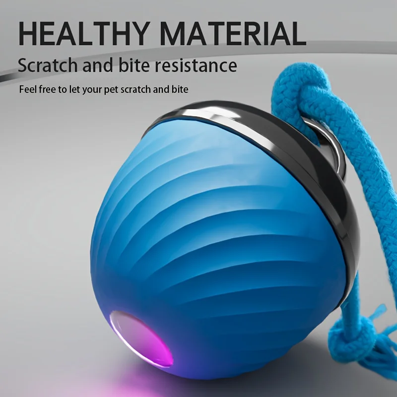 Brinquedo Bola Interativa para Cães USB com Luz e Som de Latido - Imagem 4