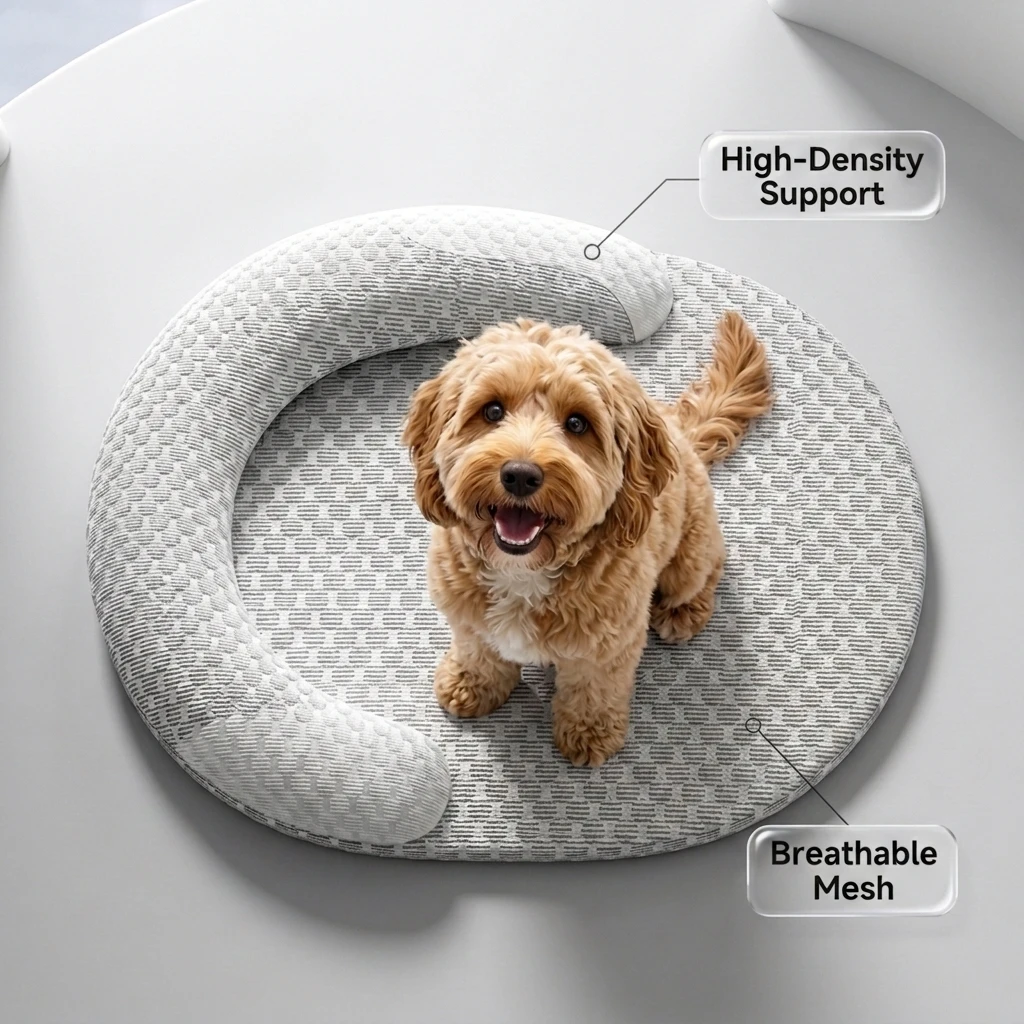 Cama Refrescante para Cães e Gatos com Base Antiderrapante - Image 5