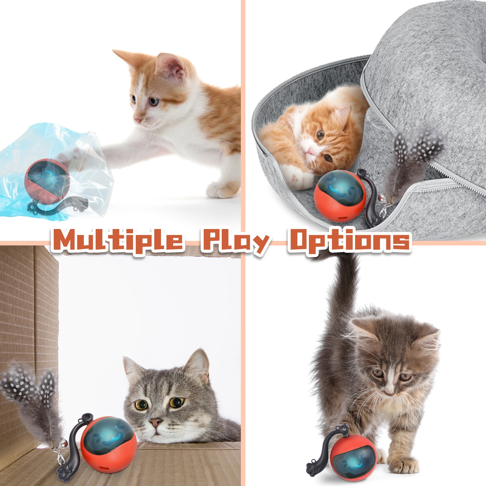 Brinquedo Elétrico para Gatos com Música e Resistente a Mordidas - Image 6
