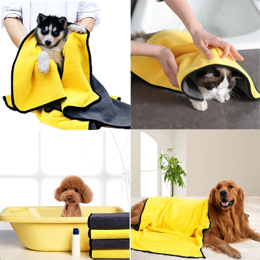 Toalha Absorvente para Cães de Microfibra Tamanho S - Imagem 3
