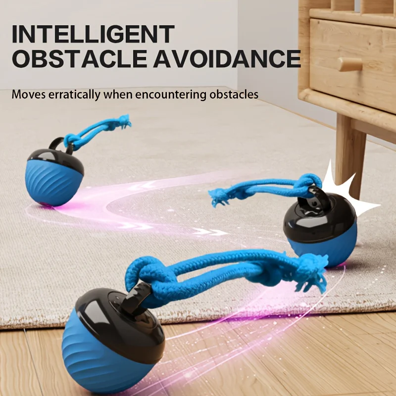 Brinquedo Bola Interativa para Cães USB com Luz e Som de Latido - Imagem 3