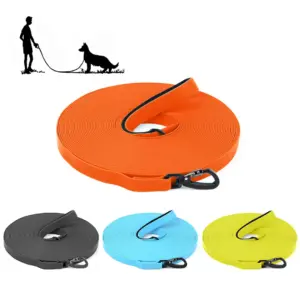 guia longa para cães pvc impermeável