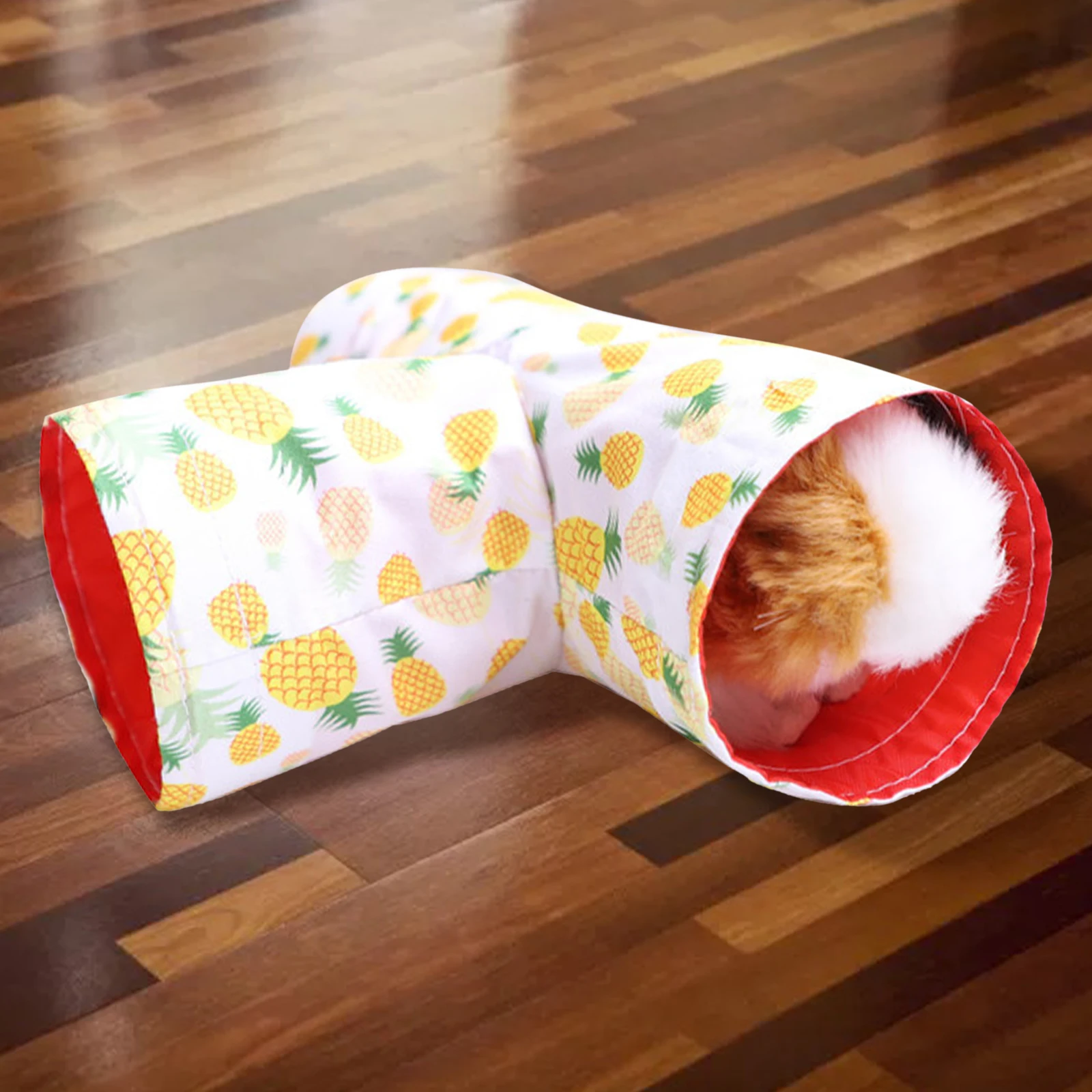 Túnel para Hamster de Poliéster 23,5x9 cm com 3 Furos - Imagem 3