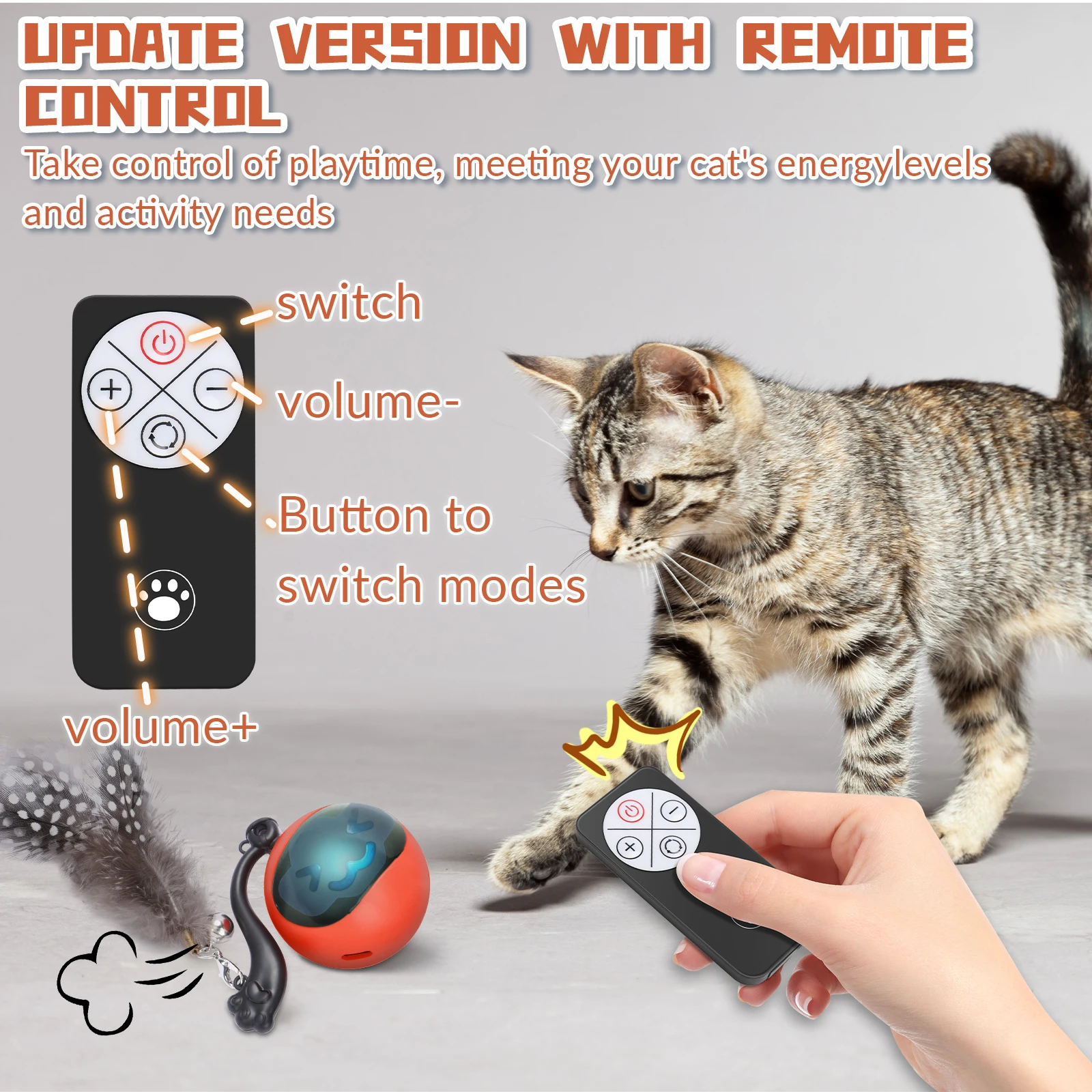 Brinquedo Elétrico para Gatos com Música e Resistente a Mordidas - Image 3