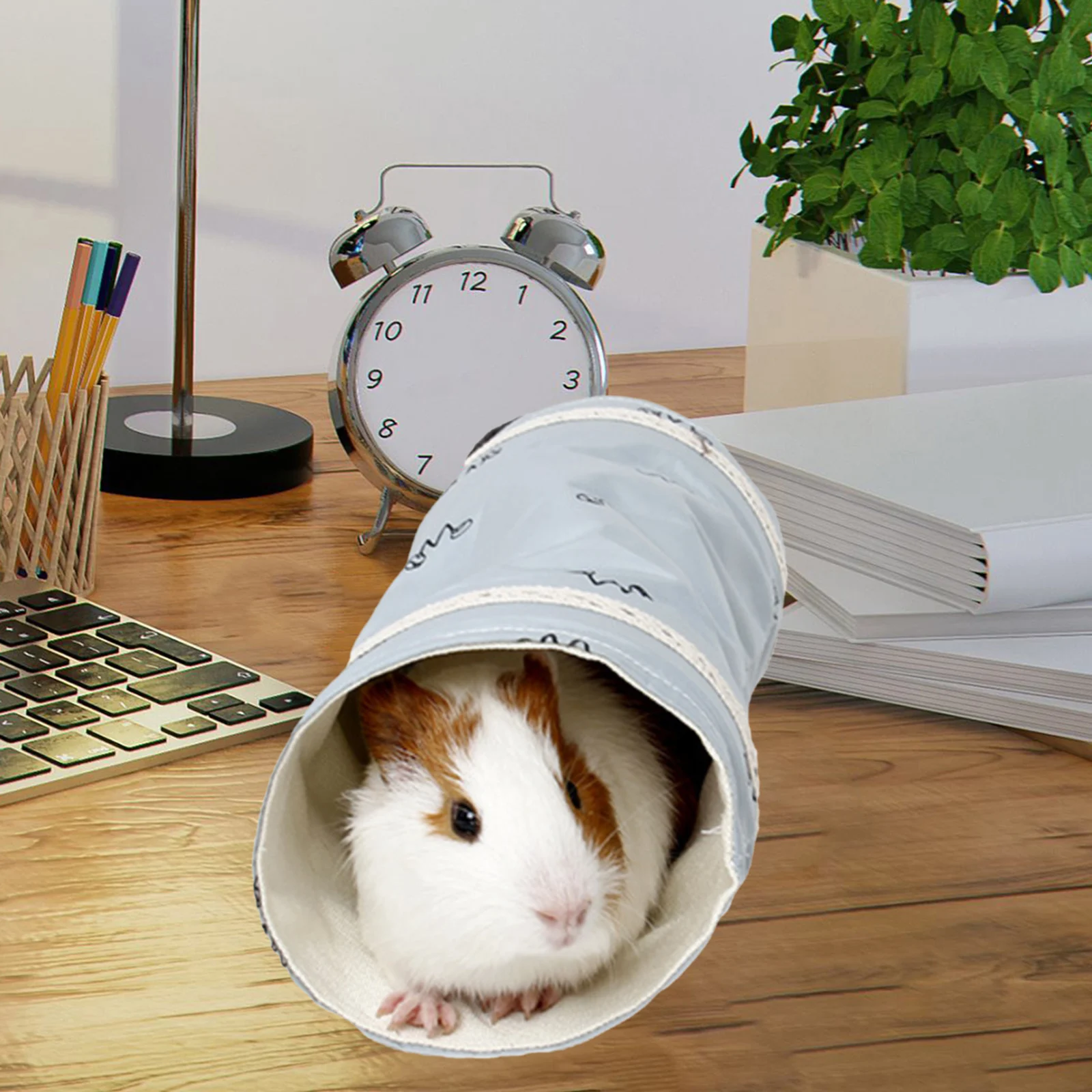 Túnel para Hamster e Cobaia de Algodão Dobrável - Imagem 4