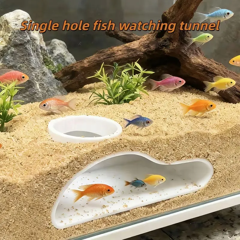 túnel de esconderijo para peixes