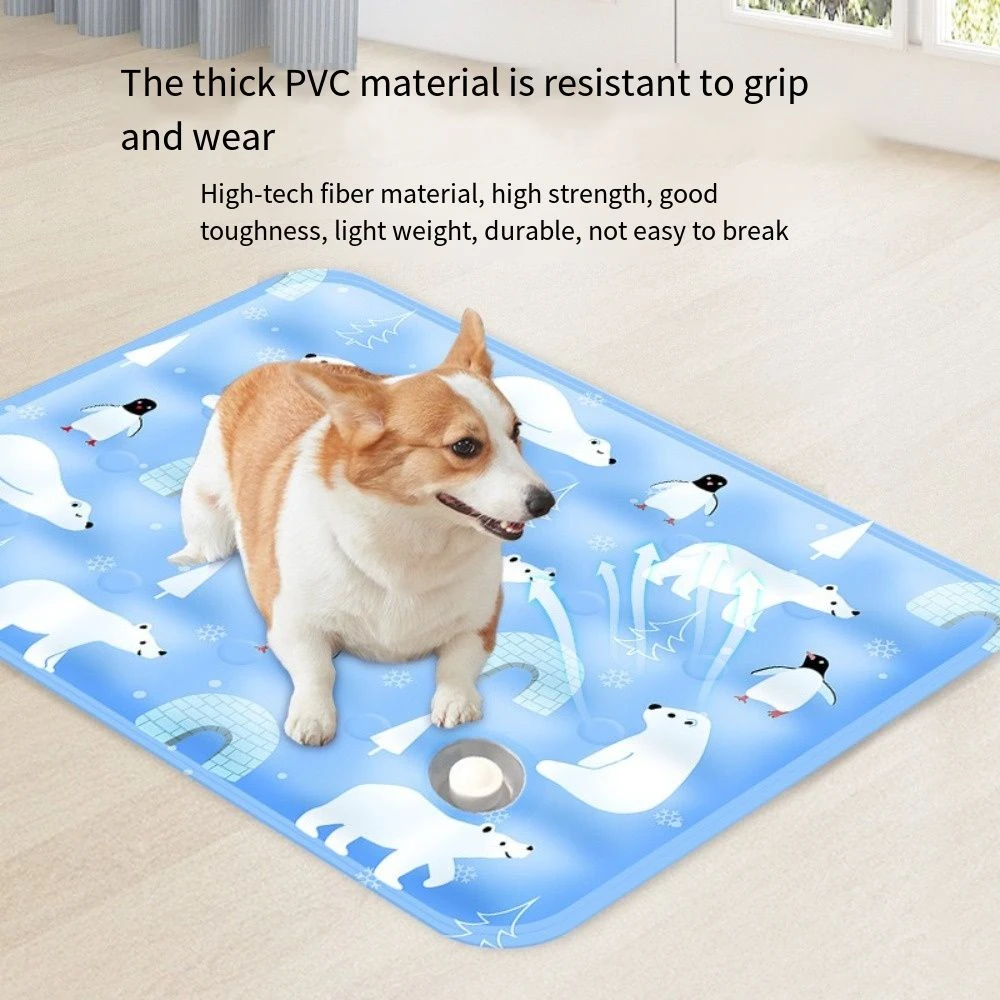 Tapete Refrescante Cães e Gatos com Gel de Gelo e Água - Imagem 3