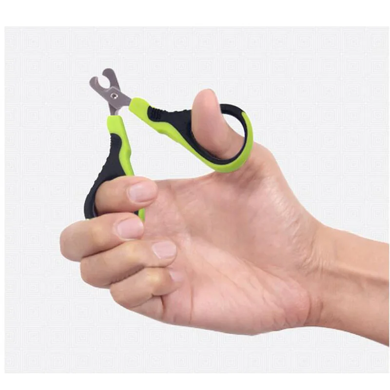 Cortador de Unhas para Pequenos Animais 9,8 cm Lâminas de Aço Inoxidável - Imagem 5