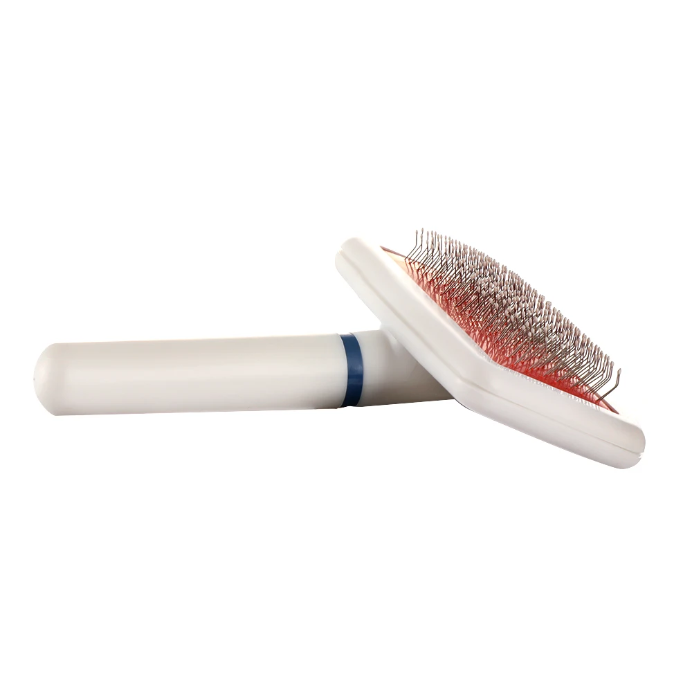 Escova Massageadora Slicker para Cães e Gatos com Pinos de Aço Curto - Imagem 5