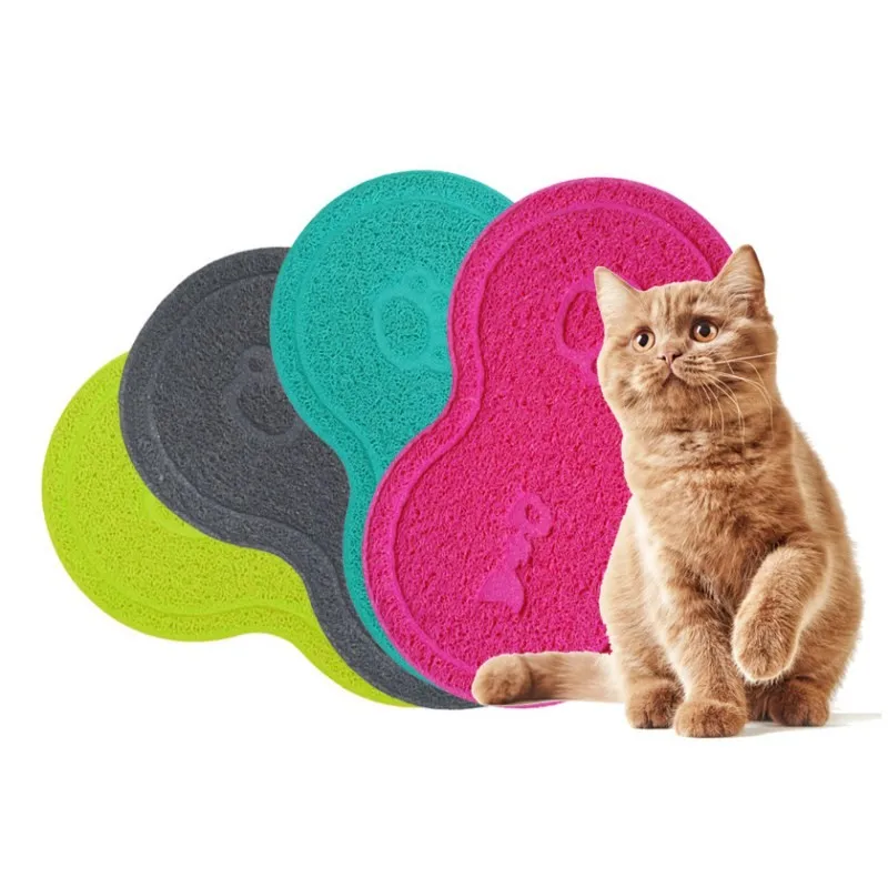 Tapete de Alimentação para Cães e Gatos de PVC Impermeável 45x26 cm - Image 5