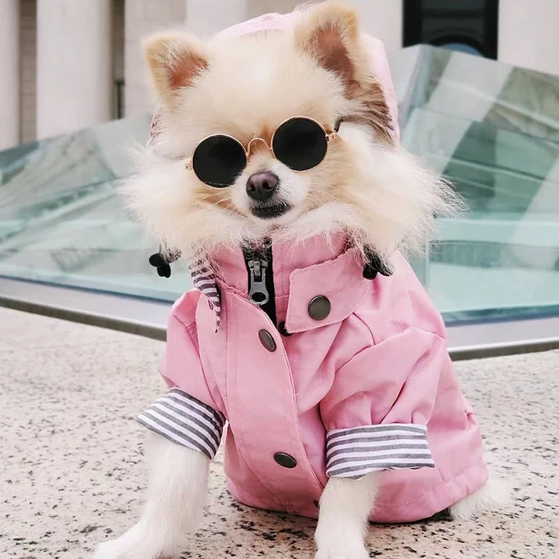 Jaqueta Impermeável para Cães com Capuz Removível e Ajustável - Imagem 4
