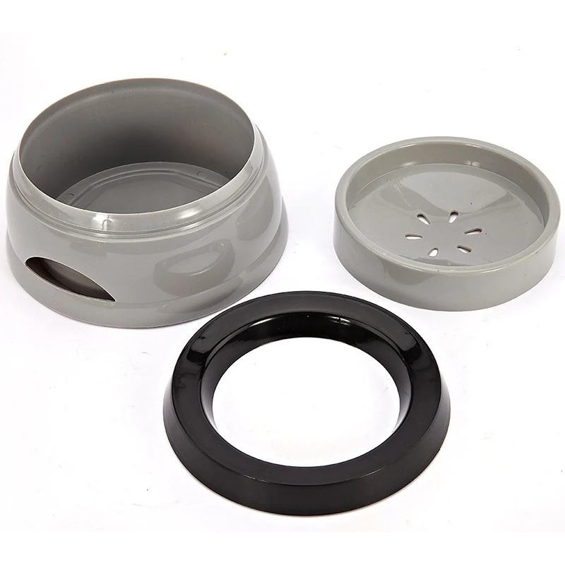 Tigela de Água para Cães e Gatos de Plástico 750 ml Anti-respingo - Imagem 3