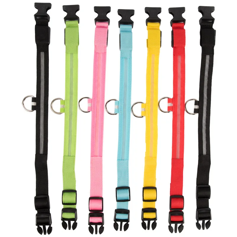 Coleira LED para Cães Recarregável USB com Faixa Luminosa - Image 3