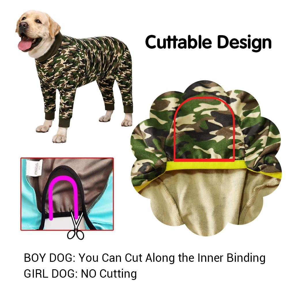 Roupa para Cães Médios e Grandes de Algodão Macio e Elástico - Image 4