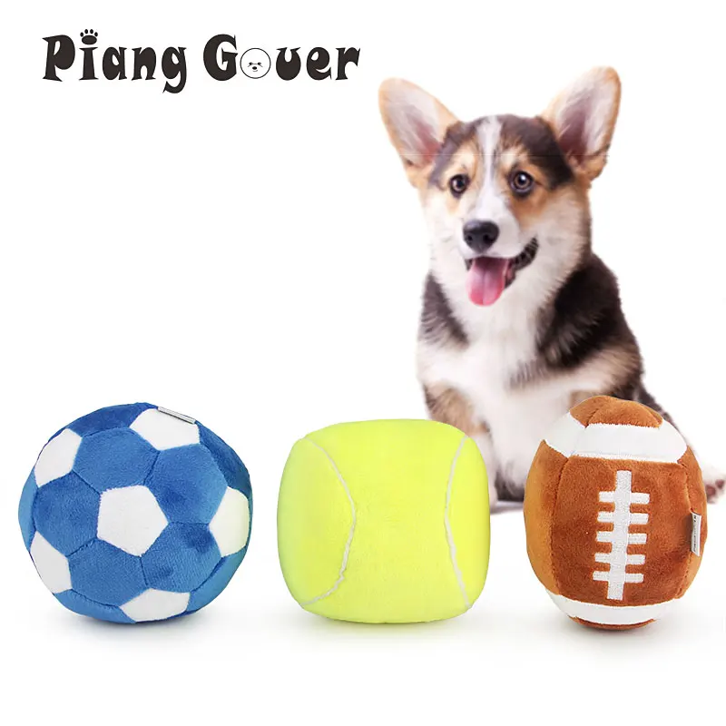 Brinquedo de Futebol para Cães e Gatos de Pano 11 cm Macio - Imagem 6
