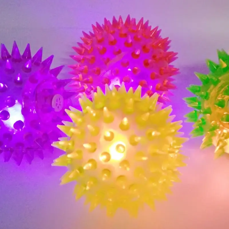 Bola de Brinquedo para Cães e Gatos com LED, 6 cm, 5 Peças - Imagem 5