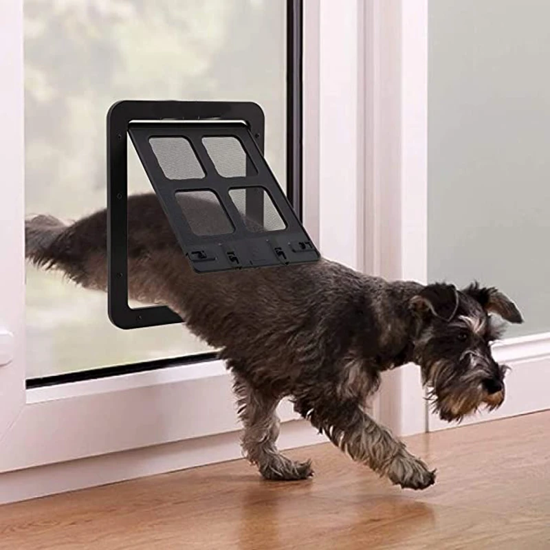 Porta de Tela para Cães e Gatos com Fechamento Magnético Automático - Imagem 6