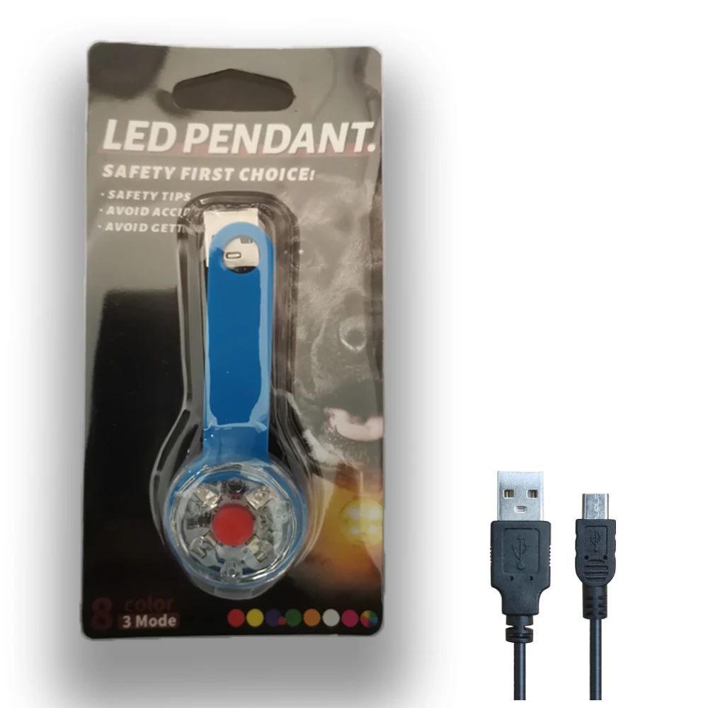 Coleira LED para Cães e Gatos IPX7 à Prova D'Água para Passeio Noturno - Imagem 6
