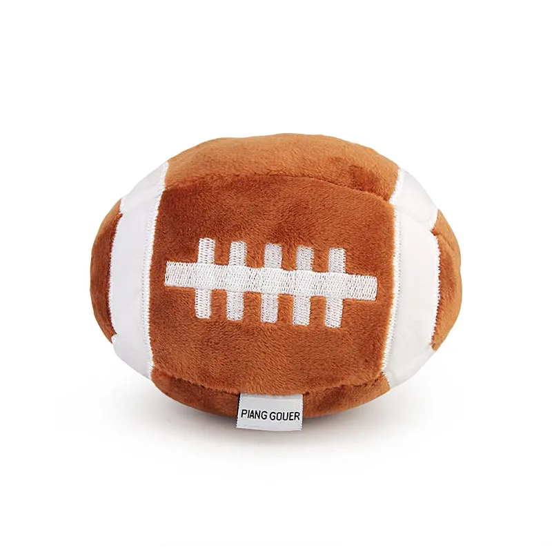 Brinquedo de Futebol para Cães e Gatos de Pano 11 cm Macio - Imagem 2