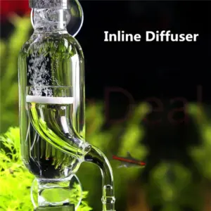 difusor co2 aquário plantado vidro em linha
