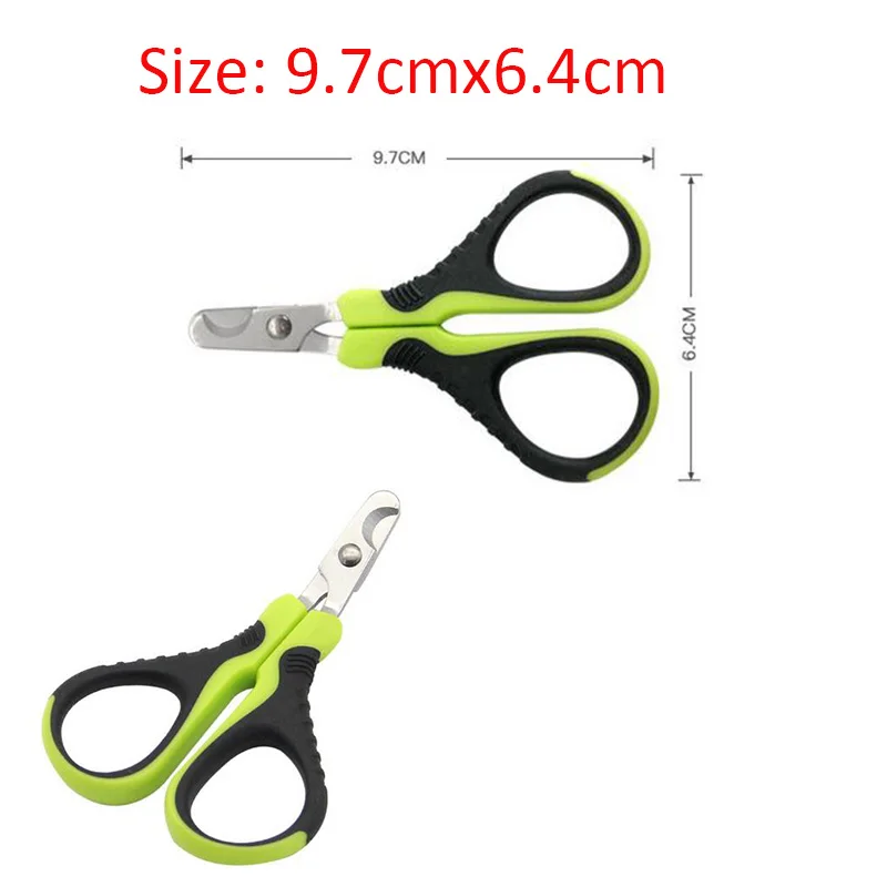 Cortador de Unhas para Pequenos Animais 9,8 cm Lâminas de Aço Inoxidável - Imagem 4