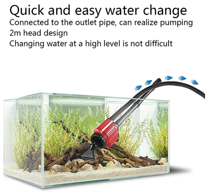 Limpador de Cascalho para Aquário Elétrico 28W Multifuncional - Image 6