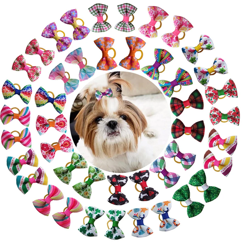 Laço Bola para Pet com Elástico 2-3cm, 20 Peças - Image 6