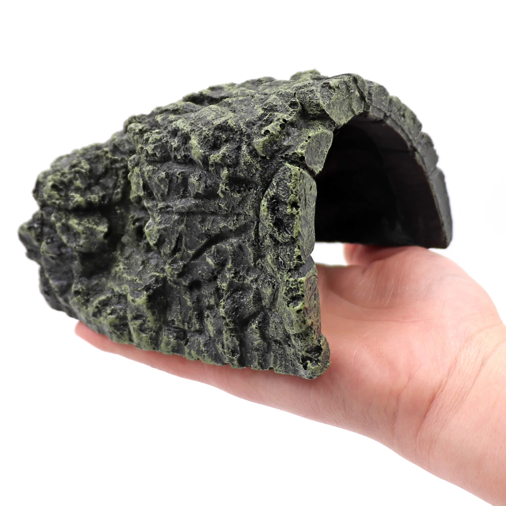 Caverna para Aquário Cichlid de Resina Não Tóxica Grande 14 cm - Imagem 3