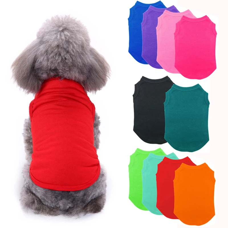 Camiseta para Cães de Algodão Macio para Primavera e Verão - Imagem 2