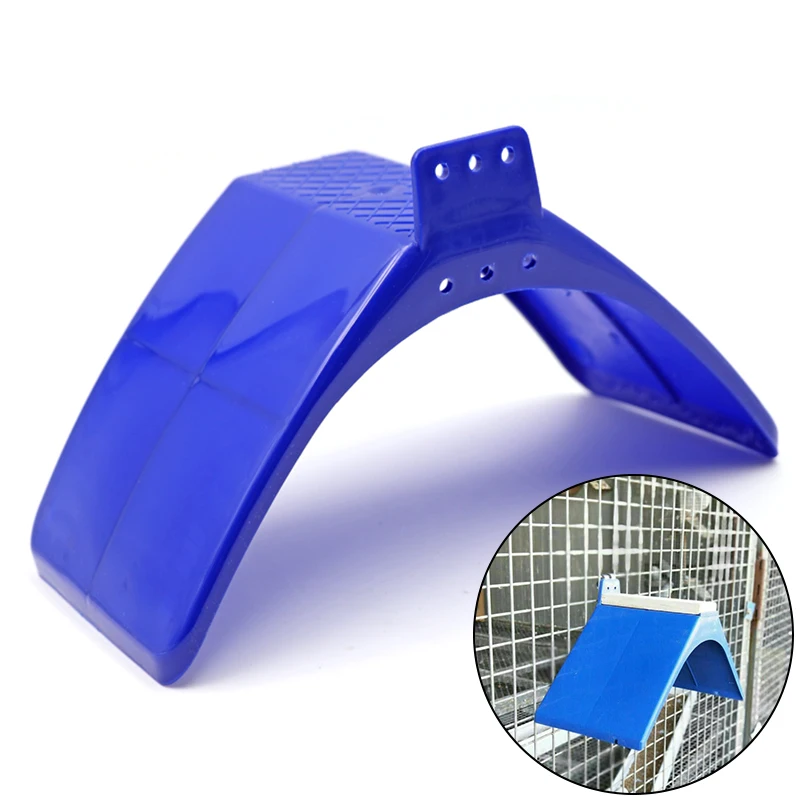 Poleiro de Plástico Azul para Pombos com 10 Peças e Furo para Parafuso - Imagem 6