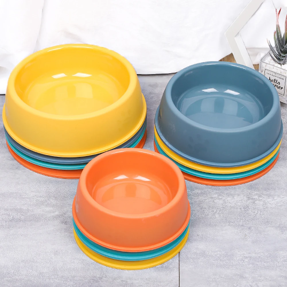 Tigela para Cães e Gatos de Plástico PP Colorida Leve - Imagem 3