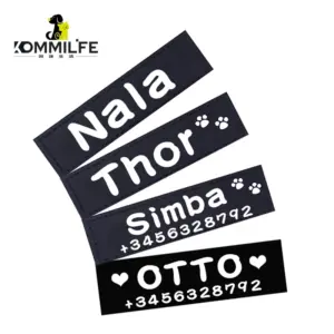 etiqueta k9 personalizada para cães