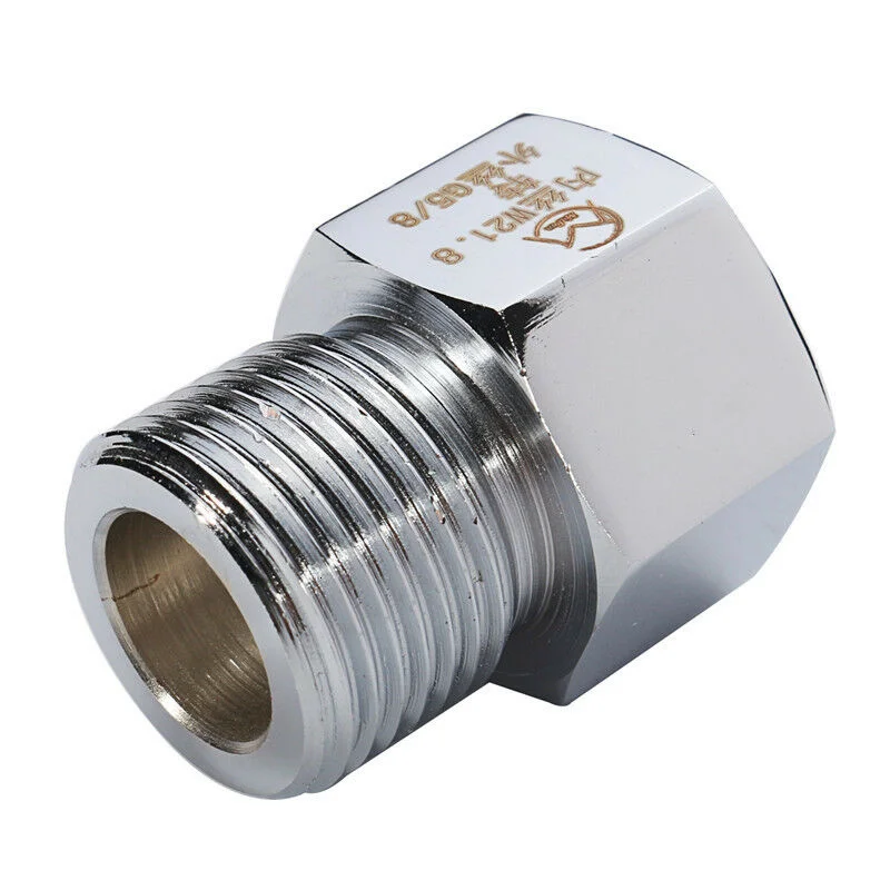 Adaptador CO2 para Aquário Cromado W21.8 para G5/8 com Vedação - Imagem 4