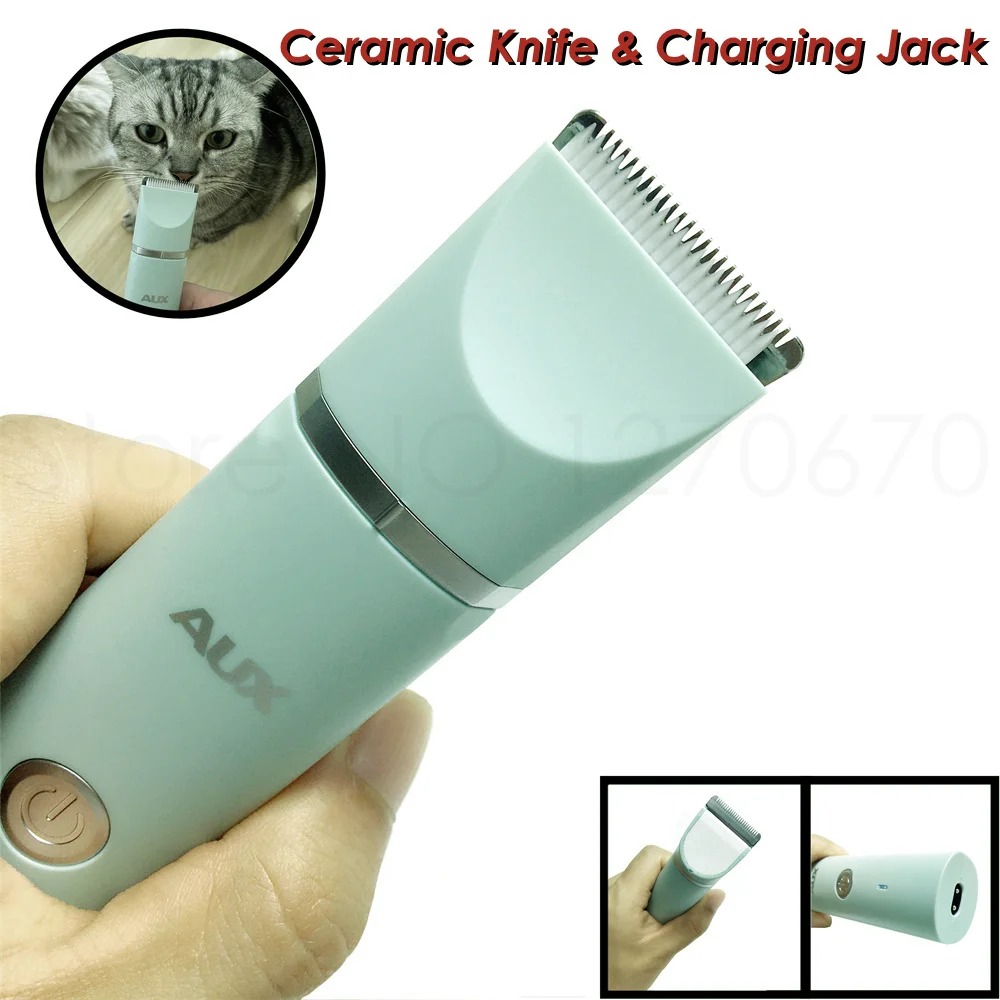 Aparador de Pelos e Moedor de Unhas para Cães e Gatos Recarregável USB - Image 6