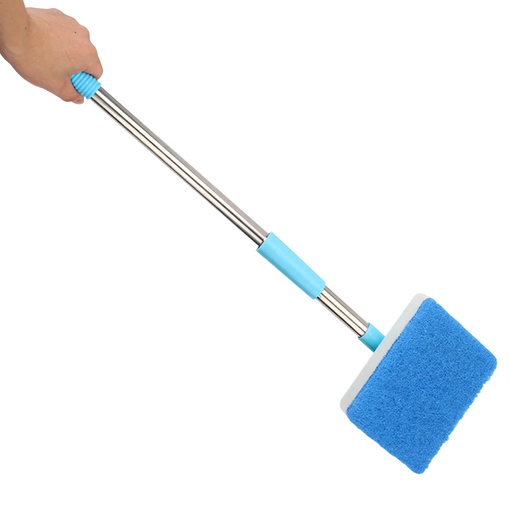 Escova de Limpeza para Aquário com Cabo de 90 cm e Esponja Dupla Face - Imagem 3