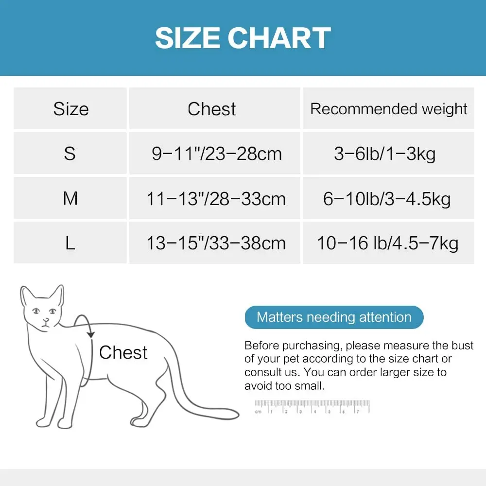 Peitoral Ajustável para Gatos com Fecho de Velcro e Guia de 1,2 m - Imagem 4