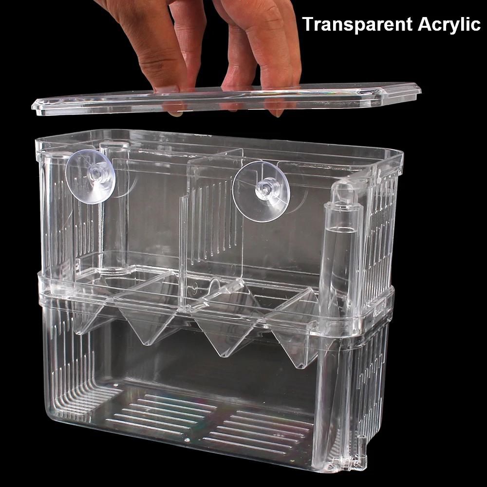 Caixa de Isolamento Acrílica para Aquário Transparente Duplo-Deck - Imagem 4